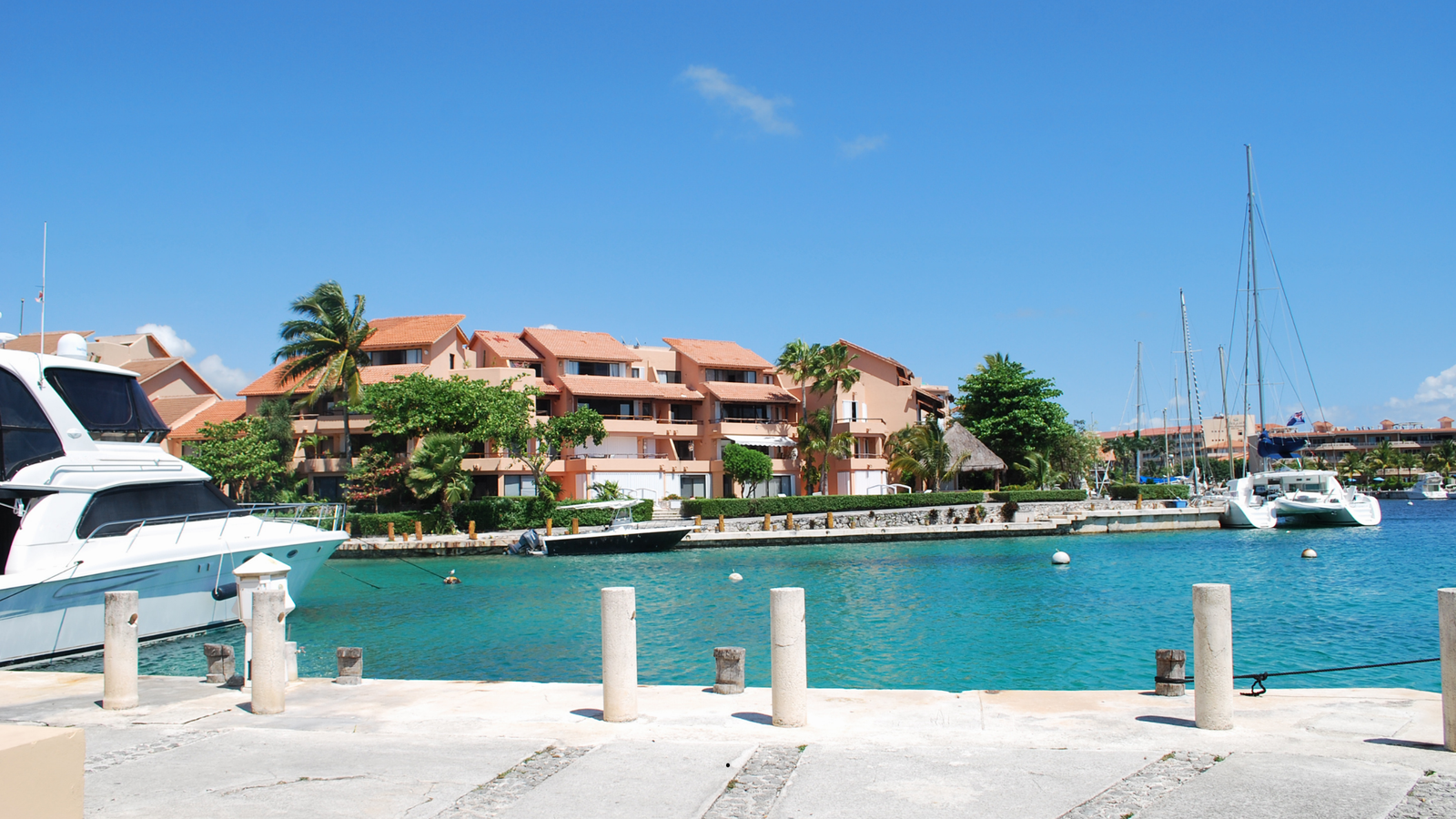 Puerto Aventuras marina in the Riviera Maya